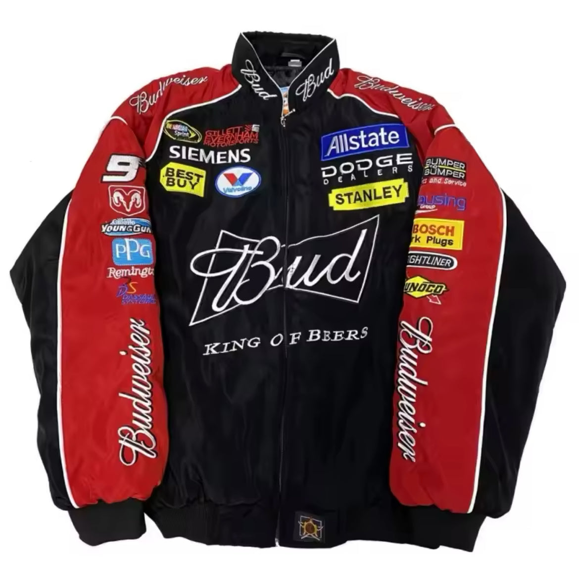 Black Budweiser Team Jacket