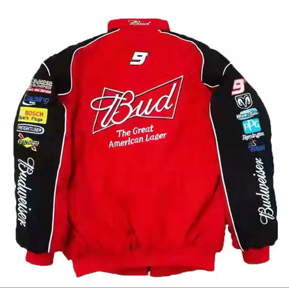 Red Budweiser Team Jacket