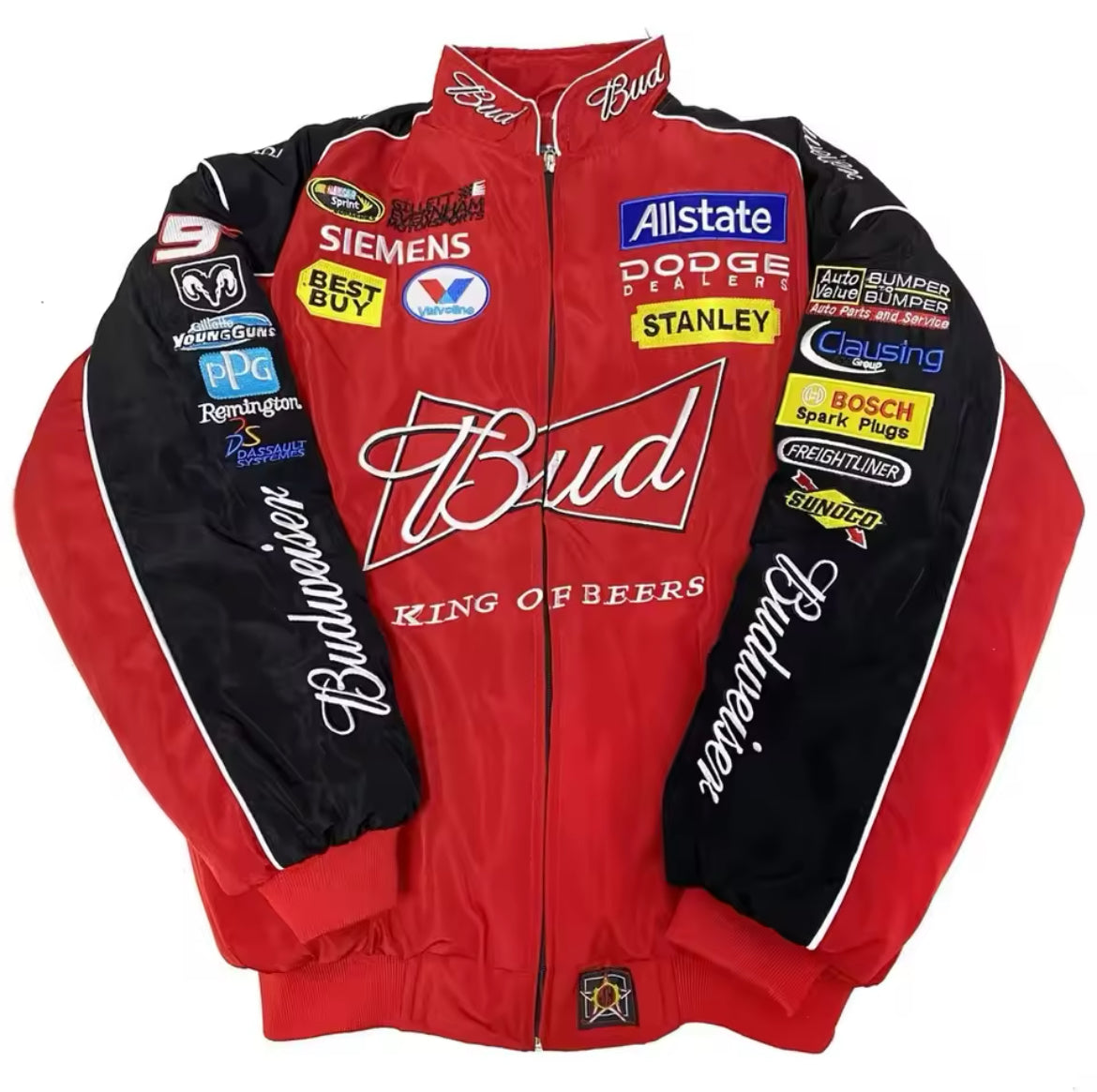 Red Budweiser Team Jacket