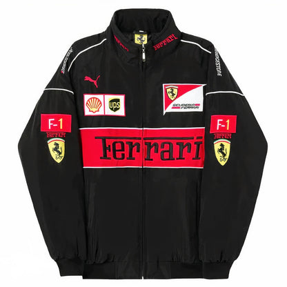 Black Ferrari Team Jacket