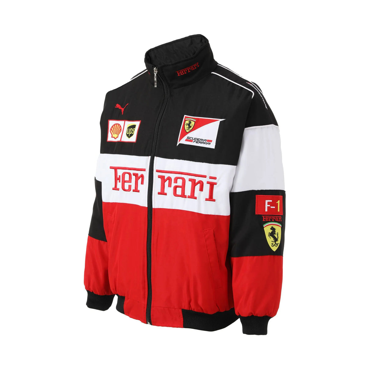 White Ferrari Team Jacket