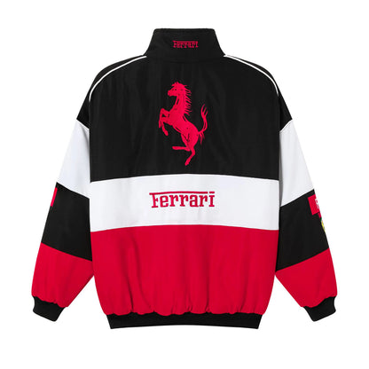 White Ferrari Team Jacket