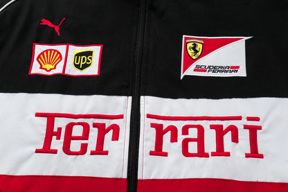 White Ferrari Team Jacket