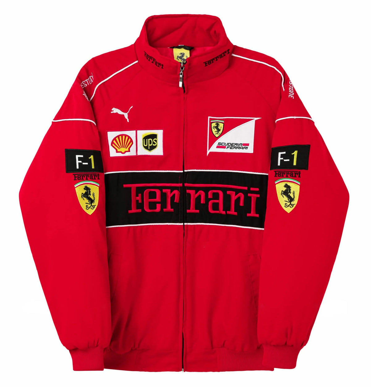 Red Ferrari Team Jacket