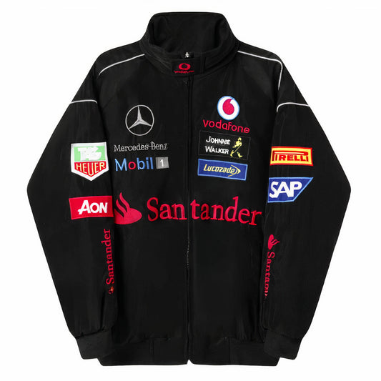 Black Mercedes Team Jacket