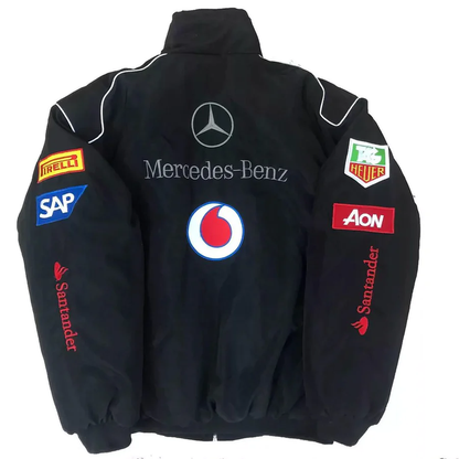 Black Mercedes Team Jacket